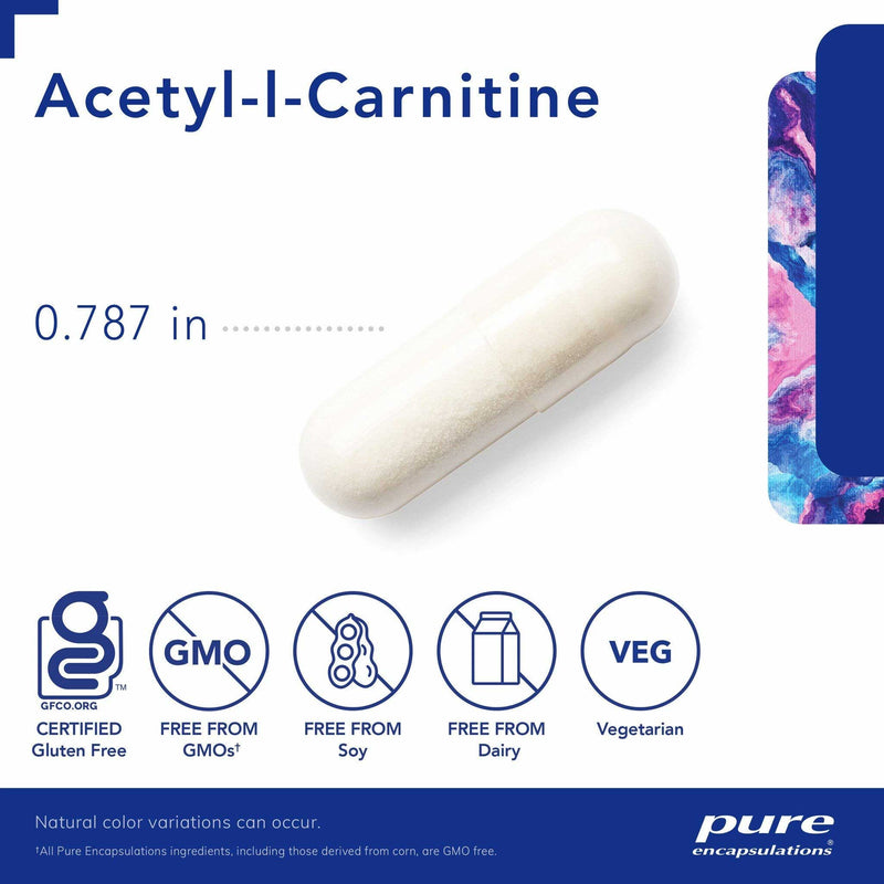 Pure Encapsulations Acetyl-l-Carnitine 250mg Capsules
