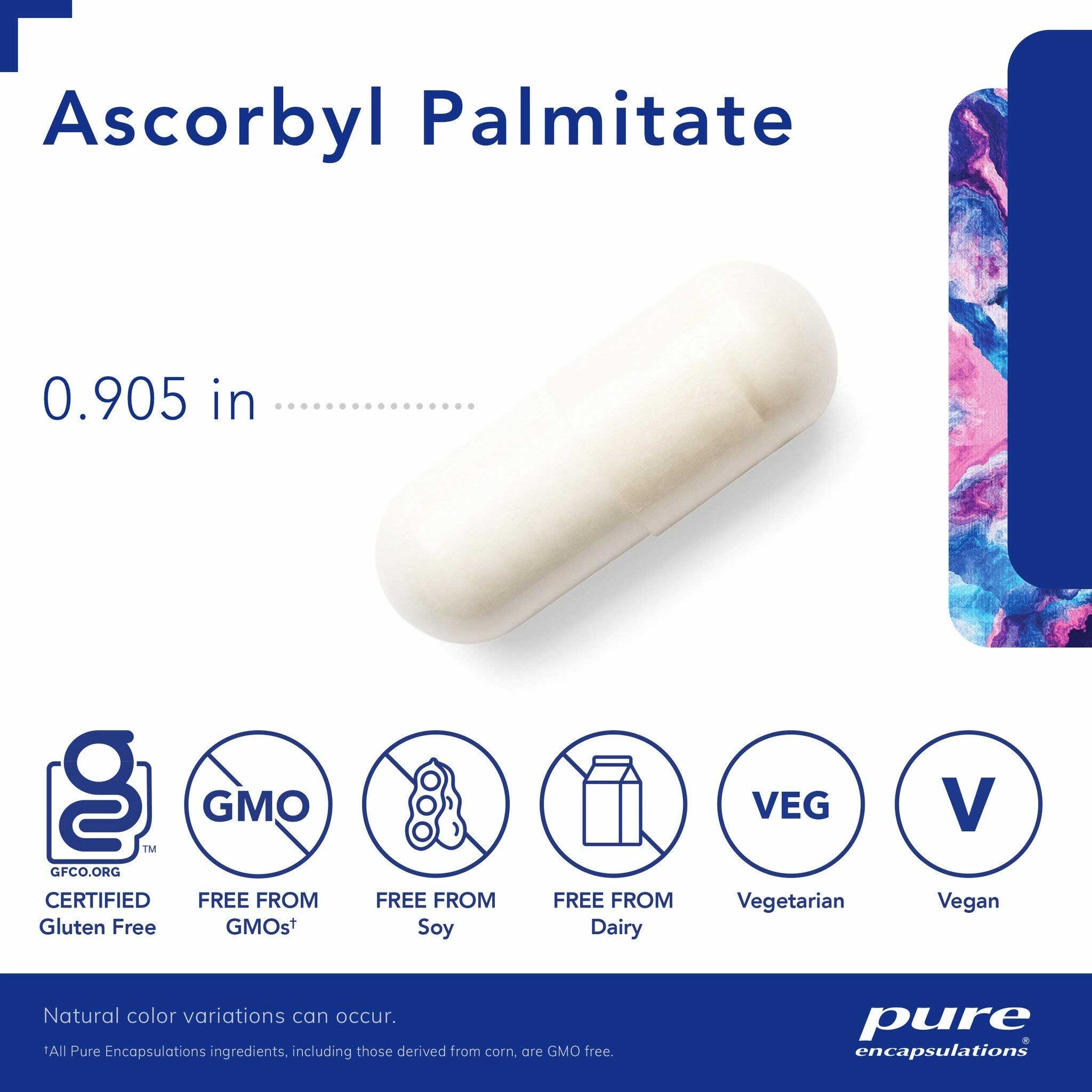 Pure Encapsulations Ascorbyl Palmitate Capsules