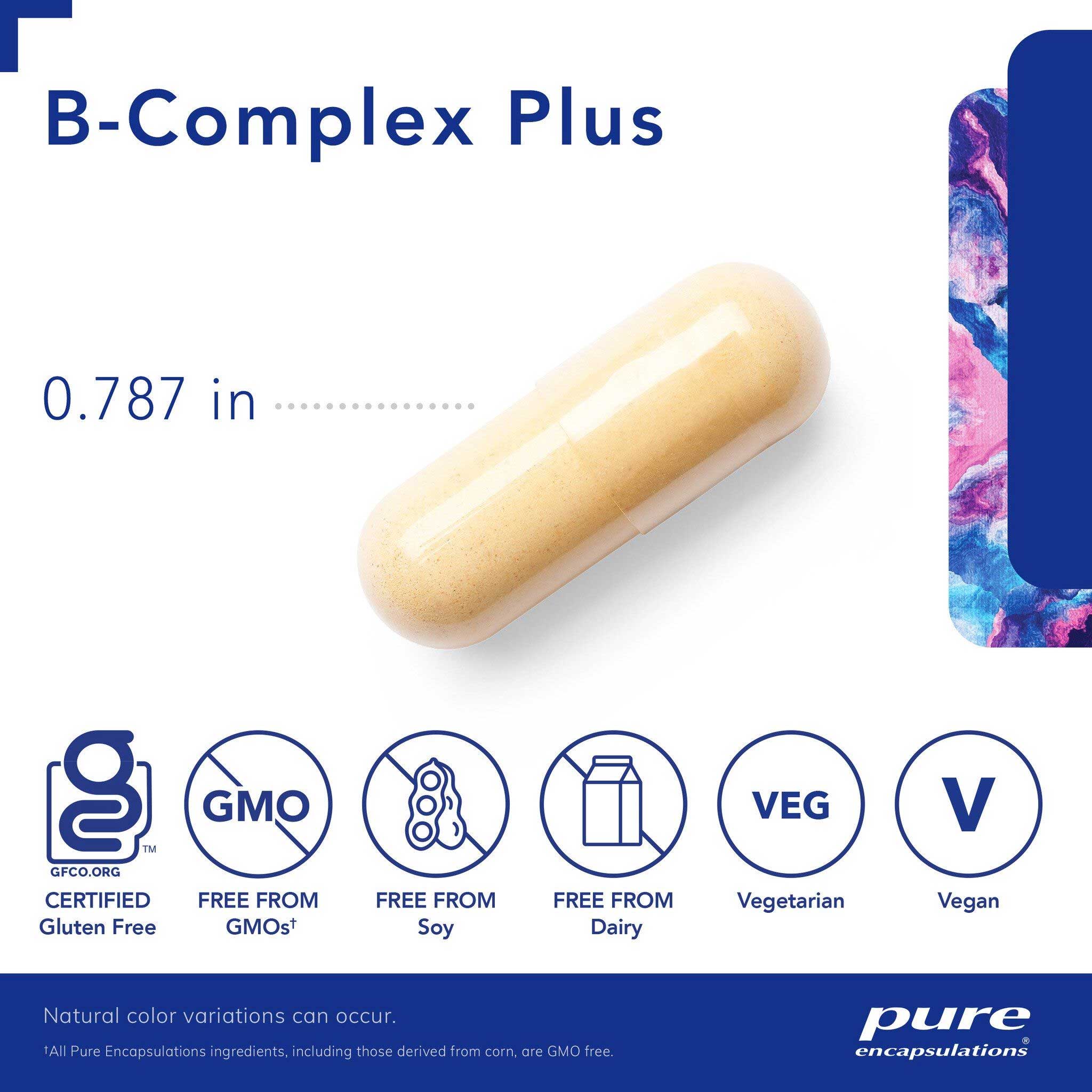 B-Complex Plus by Pure Encapsulations - 120 Capsules