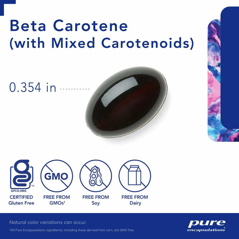 Pure Encapsulations Beta Carotene Softgels Capsules