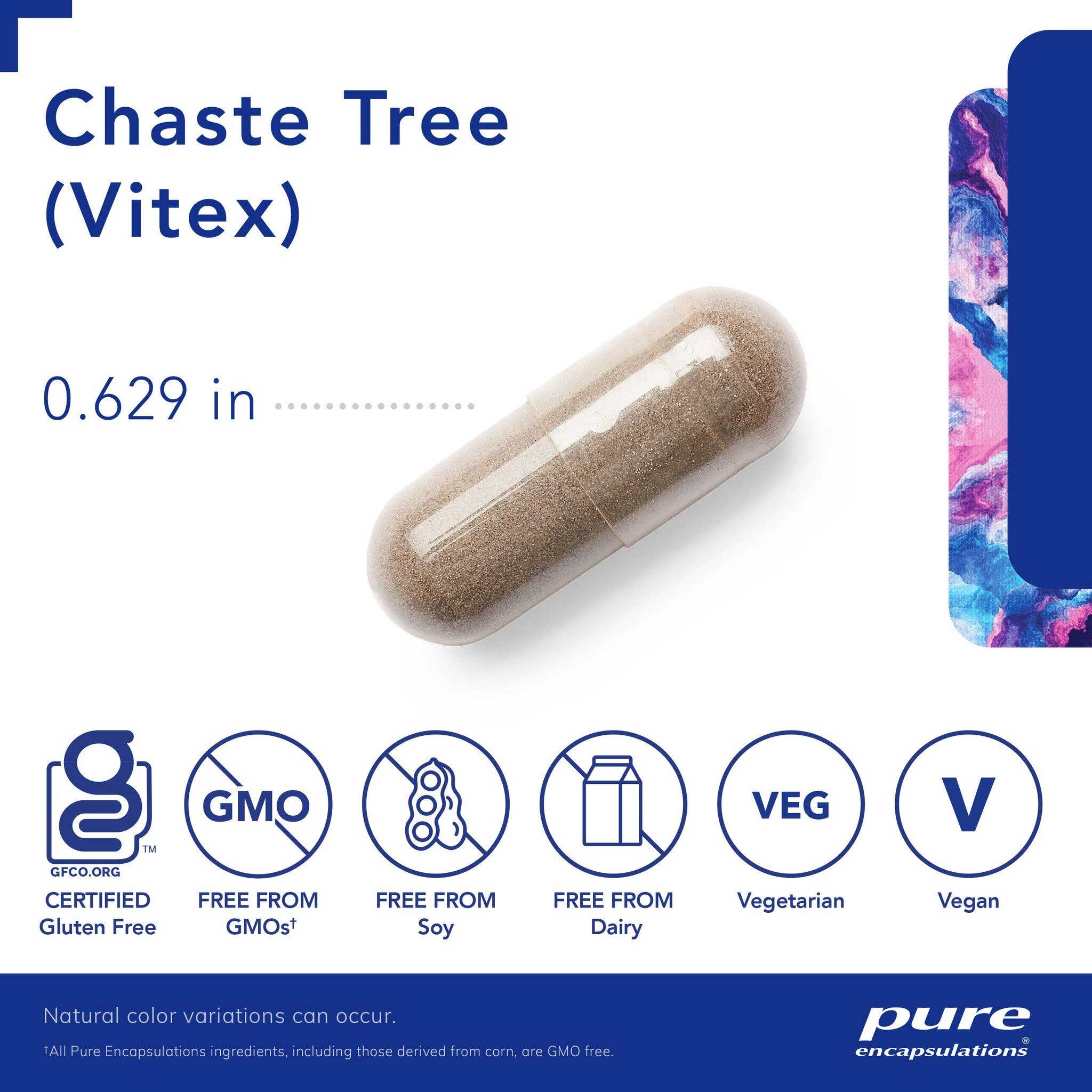 Pure Encapsulations Chaste Tree (Vitex) Capsules