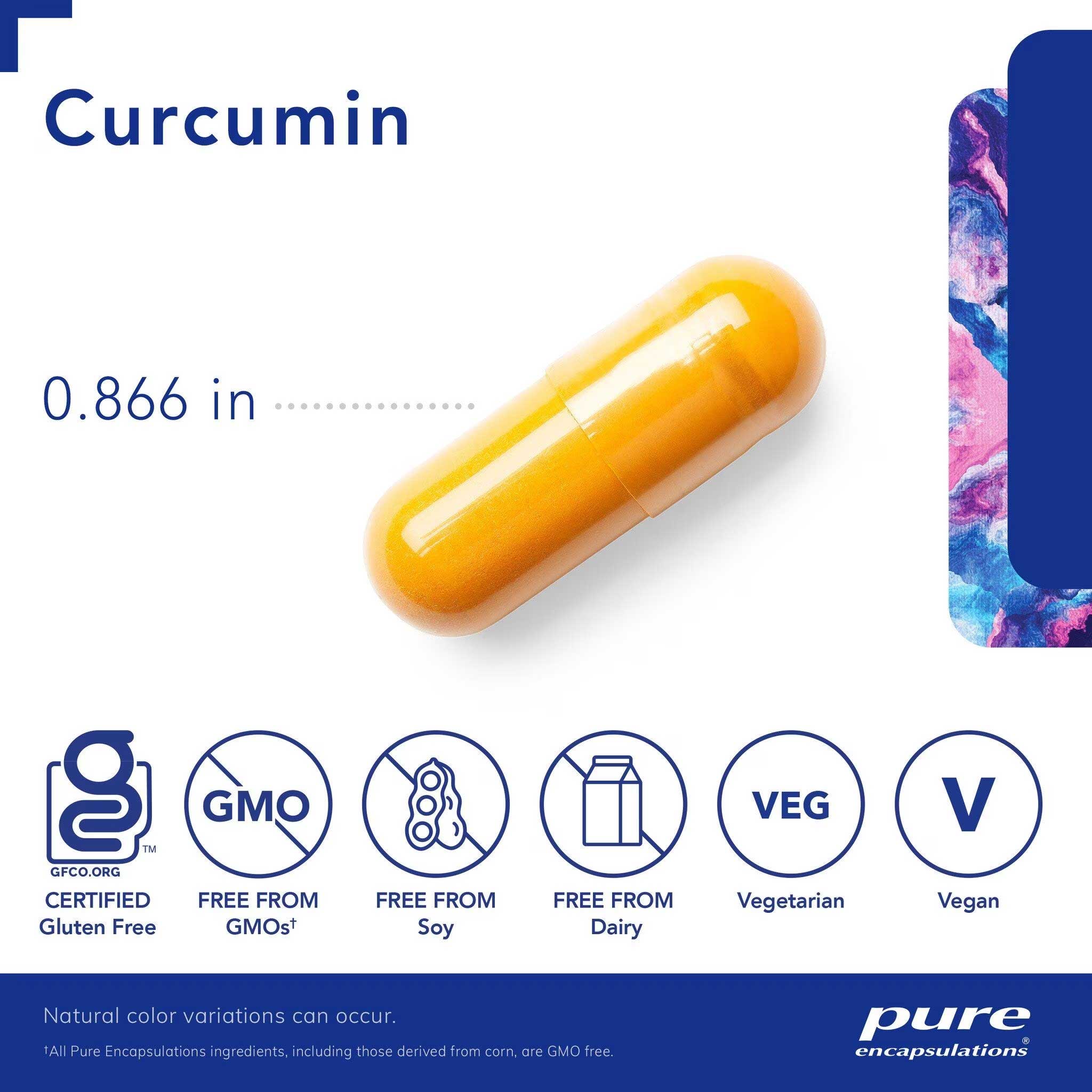 Pure Encapsulations Curcumin Capsules