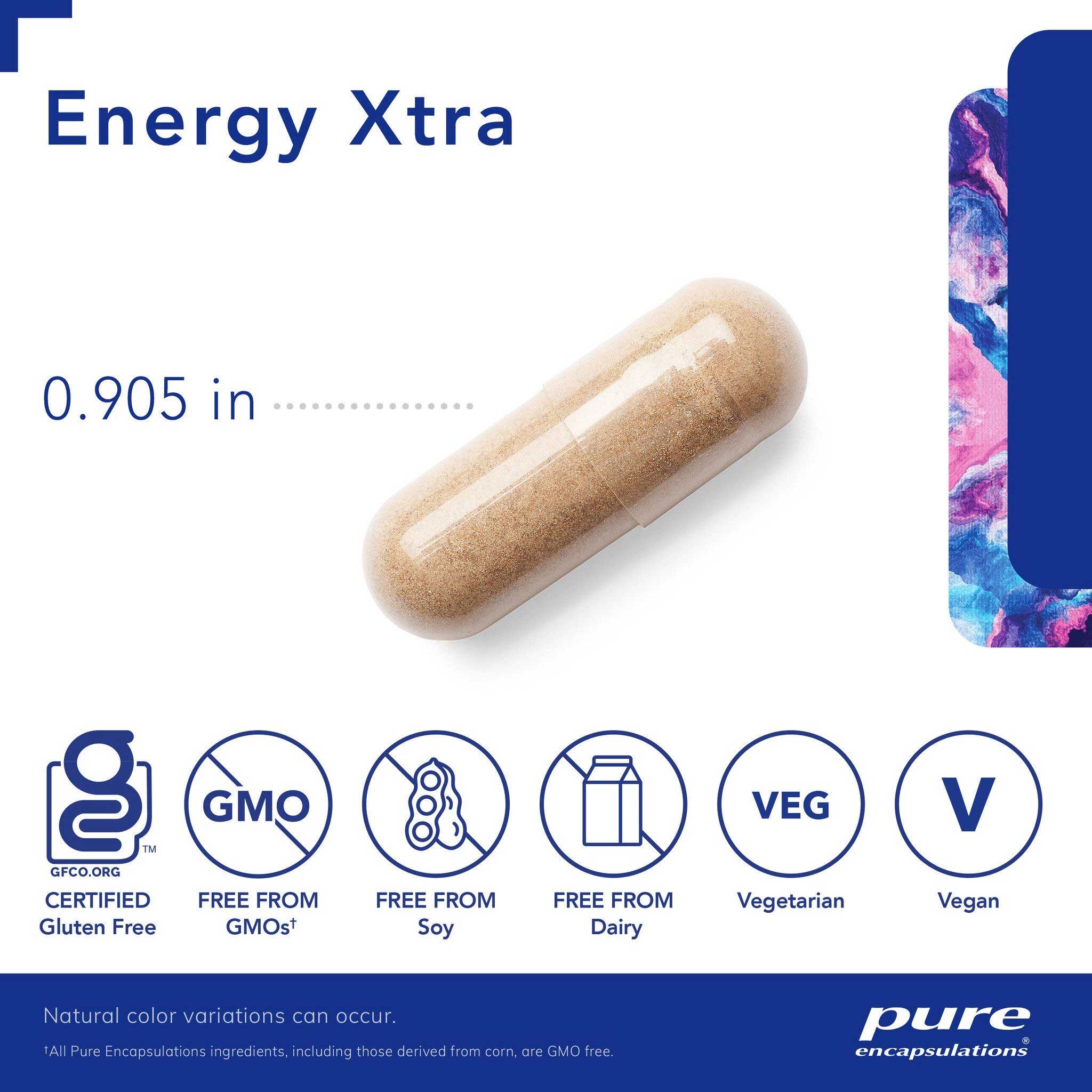 Pure Encapsulations Energy Xtra Capsules