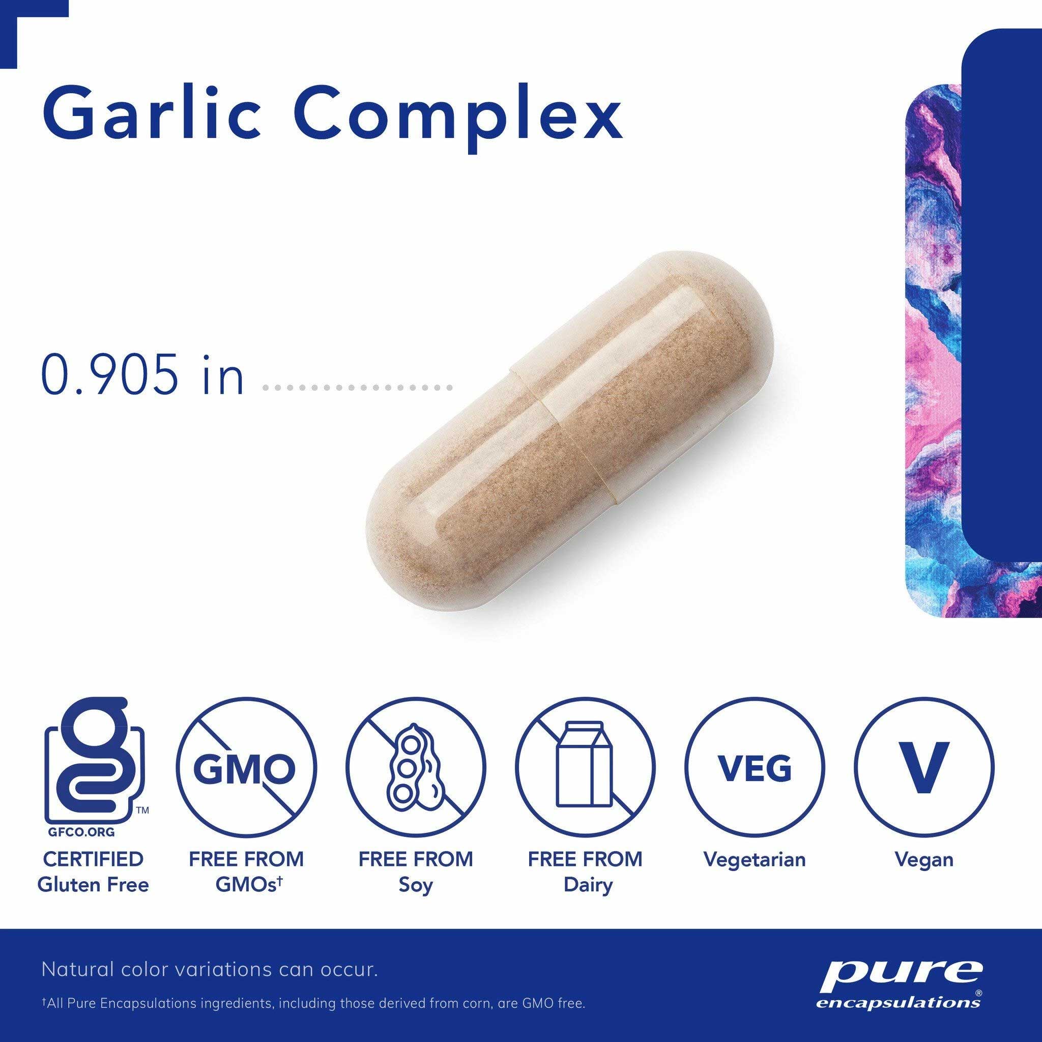 Pure Encapsulations Garlic Complex Capsules