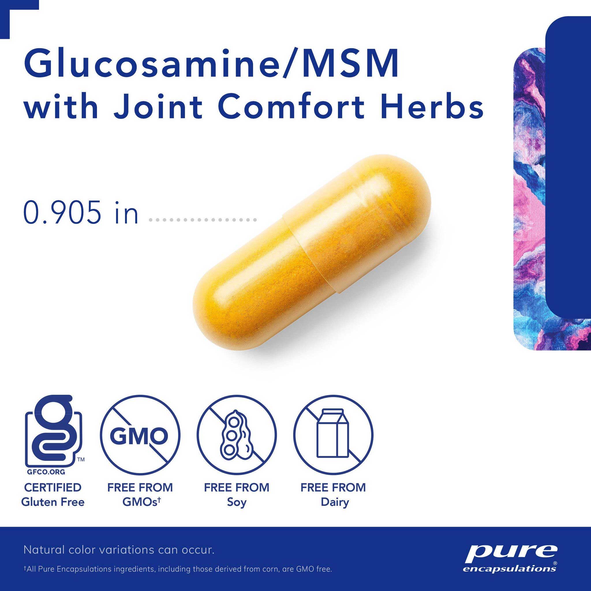 Pure Encapsulations Glucosamine/MSM Capsules