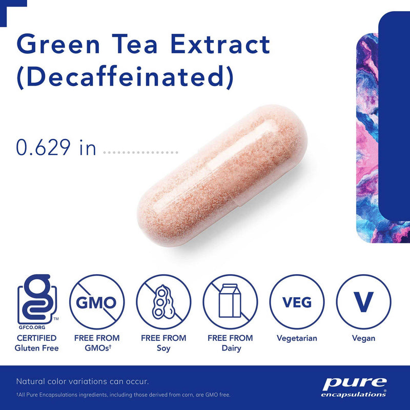 Pure Encapsulations Green Tea extract (decaffeinated) Capsules
