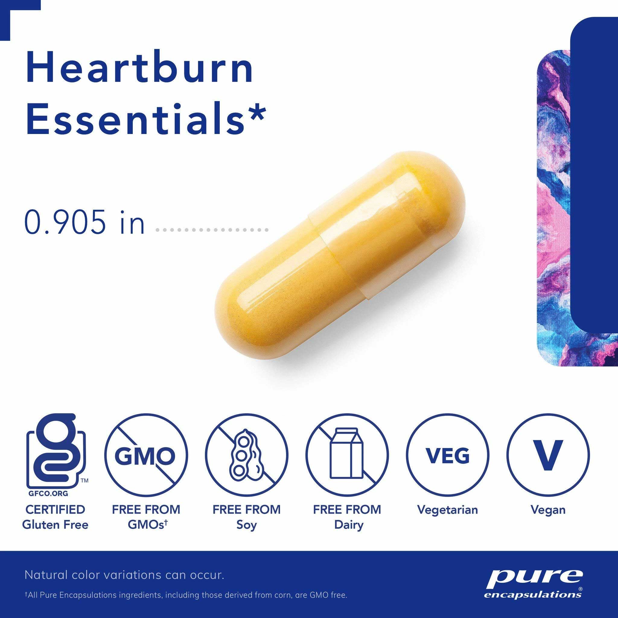 Pure Encapsulations Heartburn Essentials Capsules