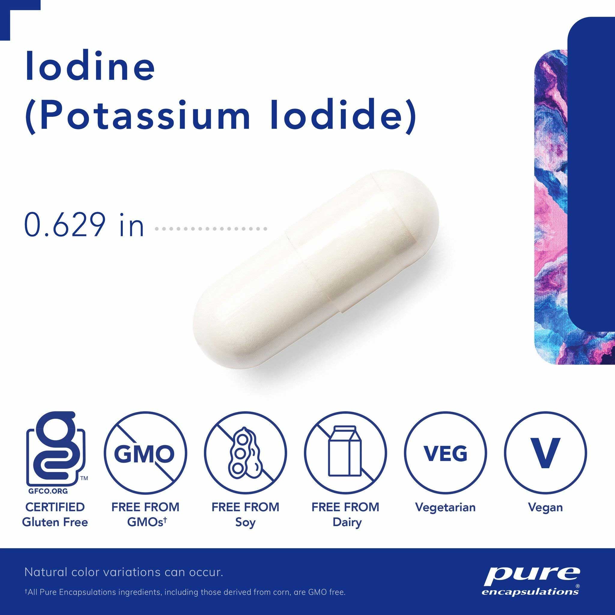 Pure Encapsulations Iodine (potassium iodide) Capsules