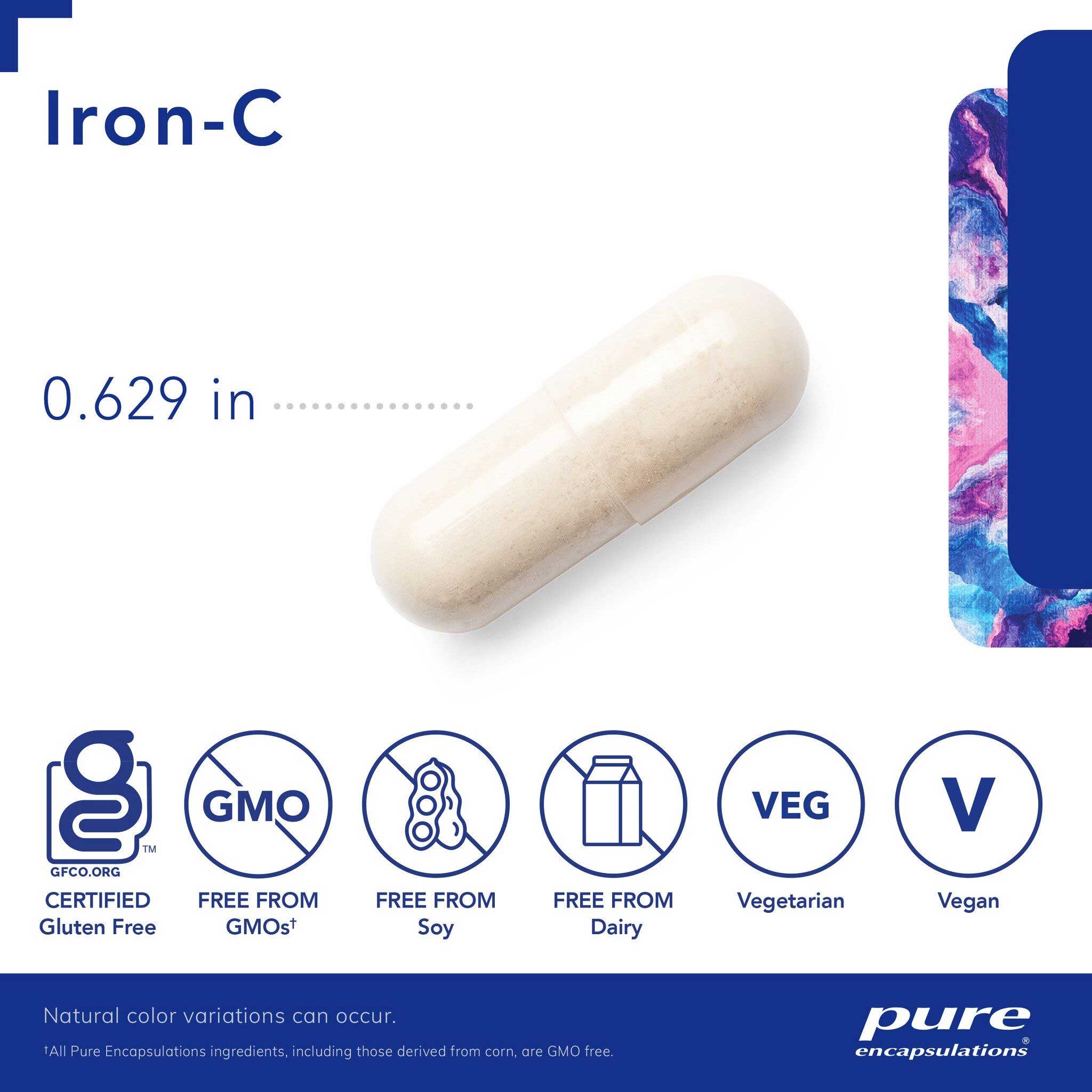 Pure Encapsulations Iron-C Capsules