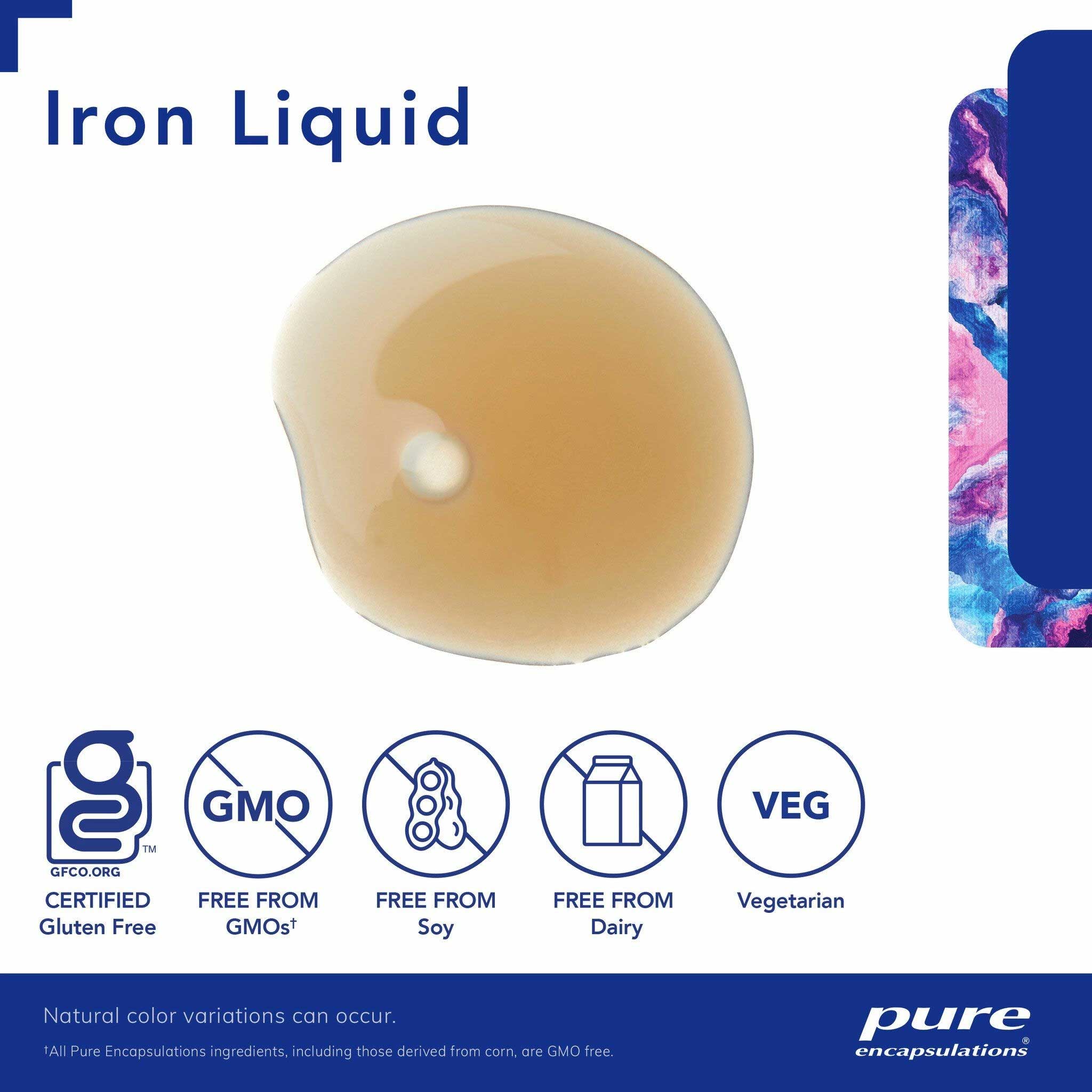 Pure Encapsulations Iron Liquid 