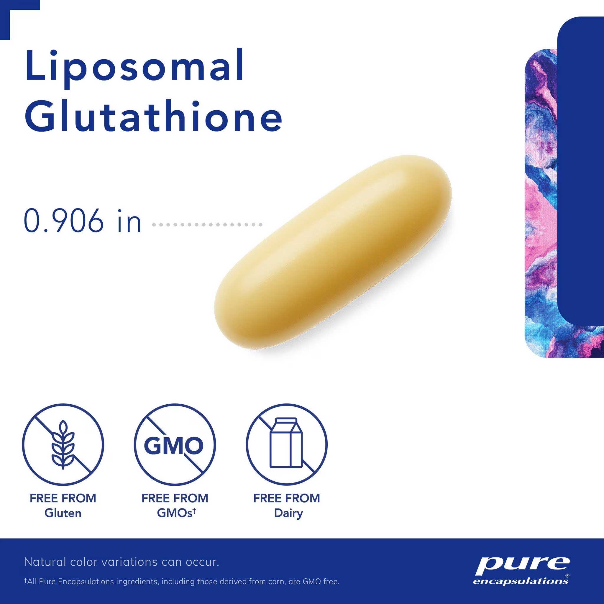 Pure Encapsulations Liposomal Glutathione Softgel Capsules