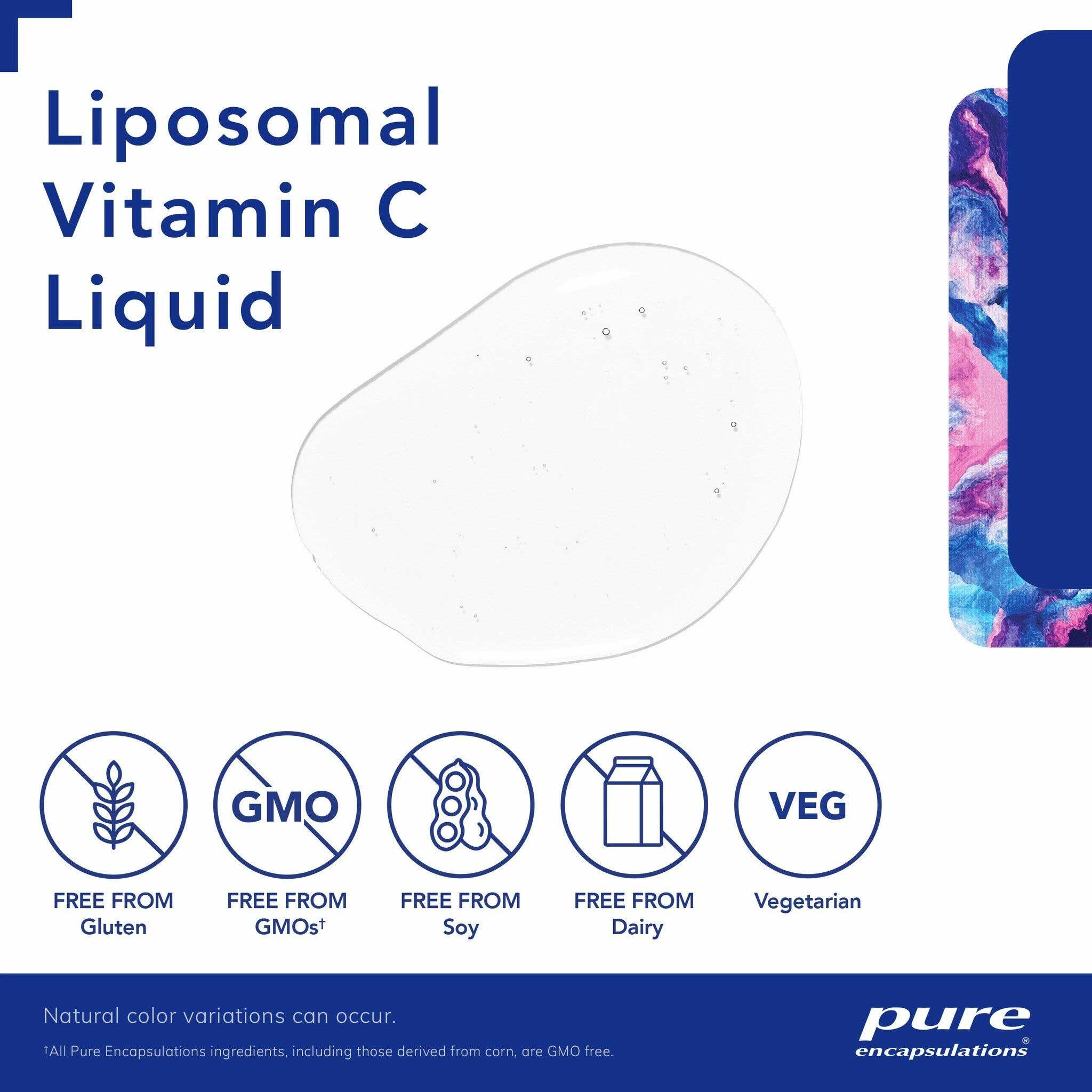Pure Encapsulations Liposomal Vitamin C liquid