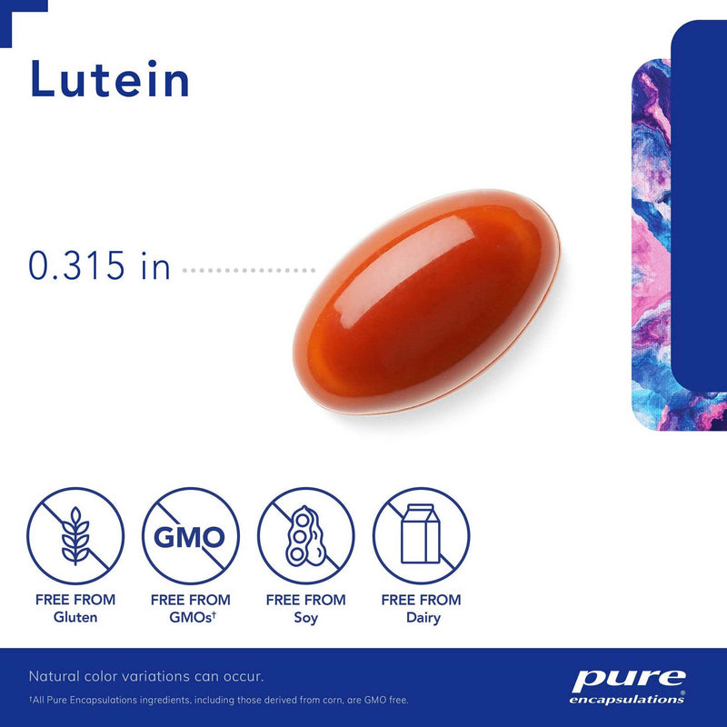 Pure Encapsulations Lutein 20 mg Softgels Capsules