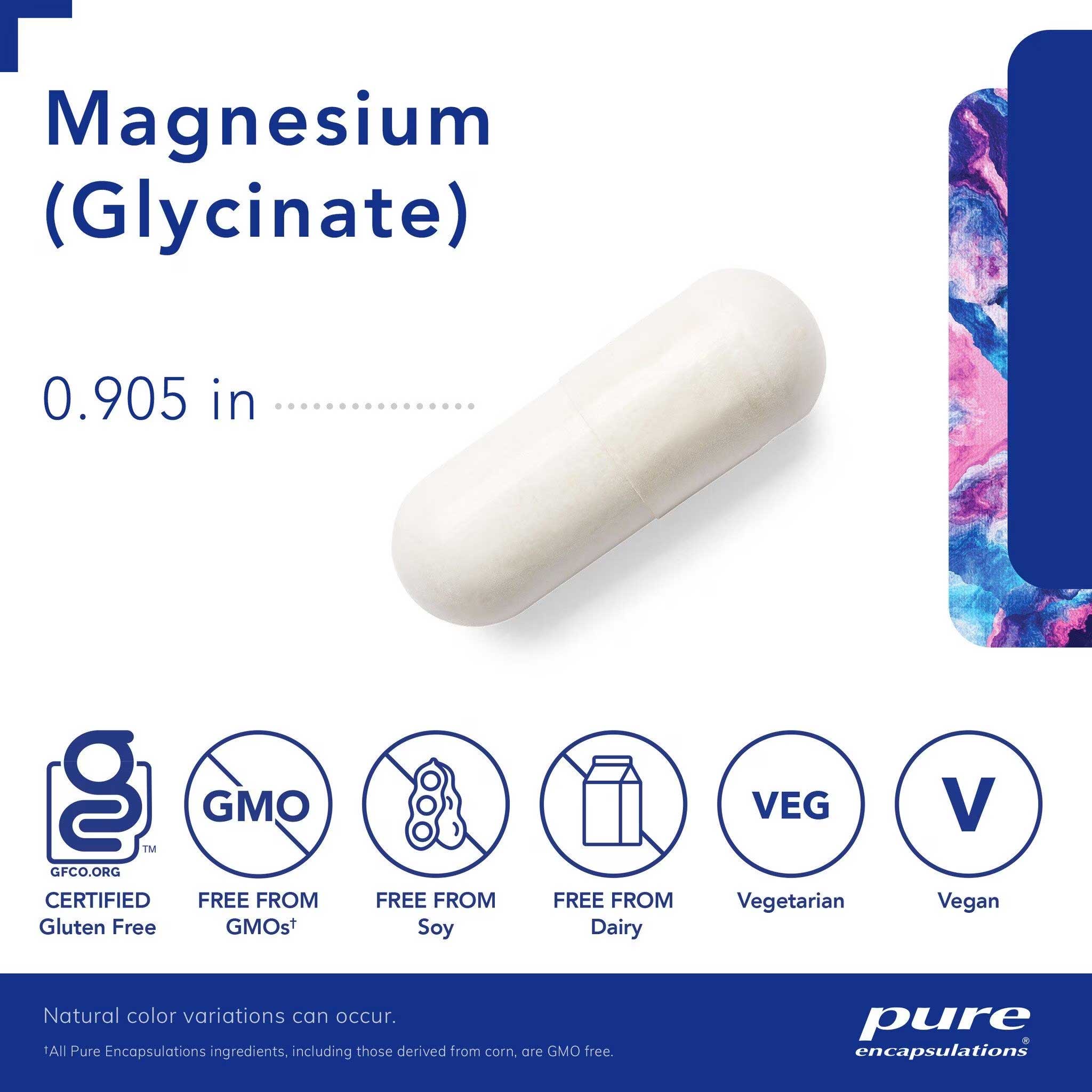 Pure Encapsulations Magnesium (Glycinate) Capsules