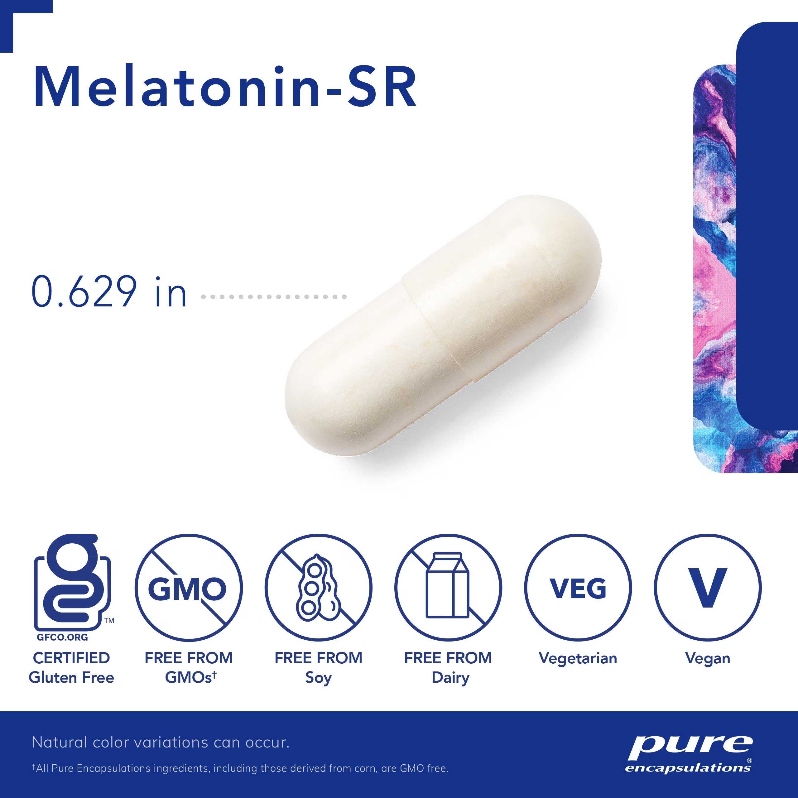 Pure Encapsulations Melatonin-SR Capsules