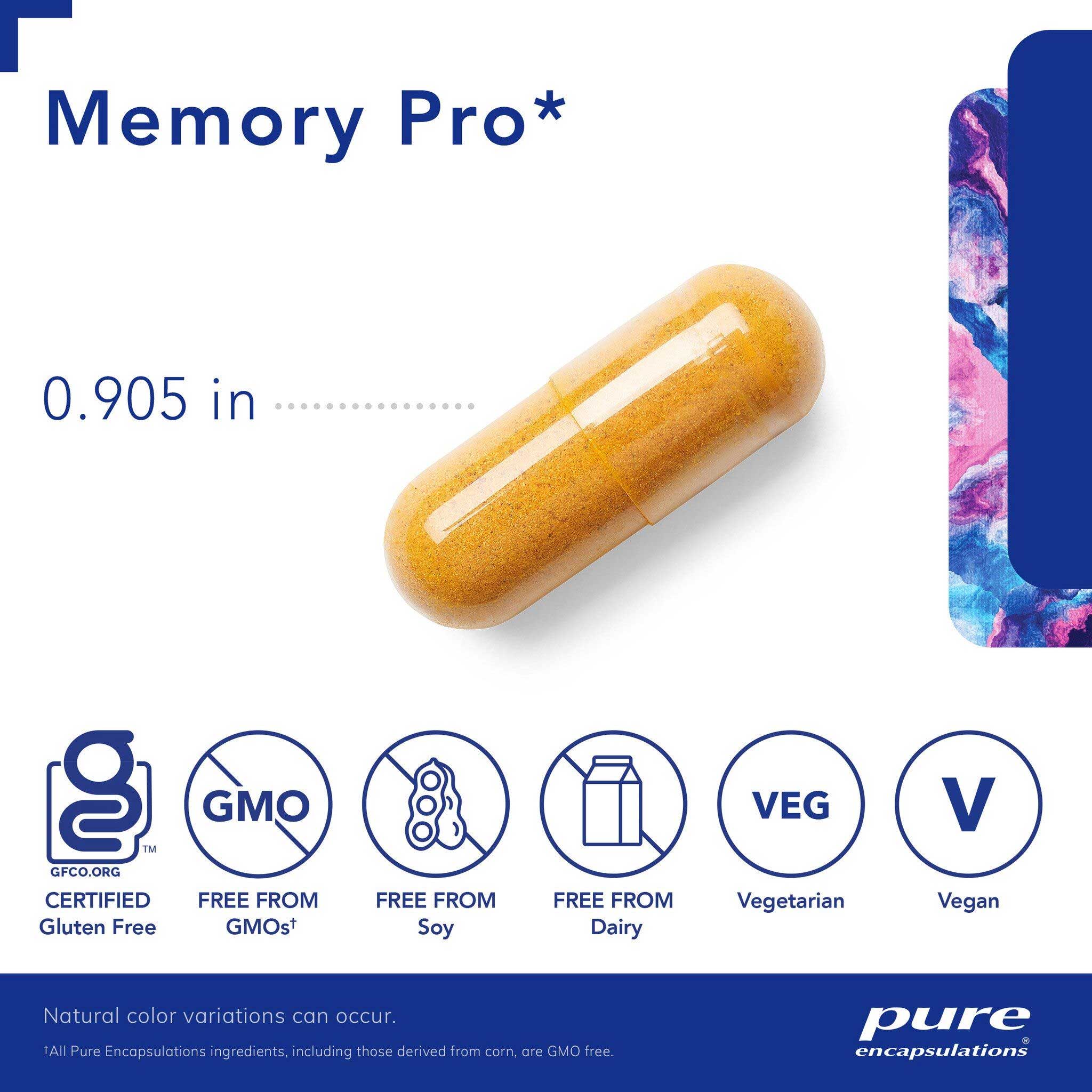 Pure Encapsulations Memory Pro Capsules