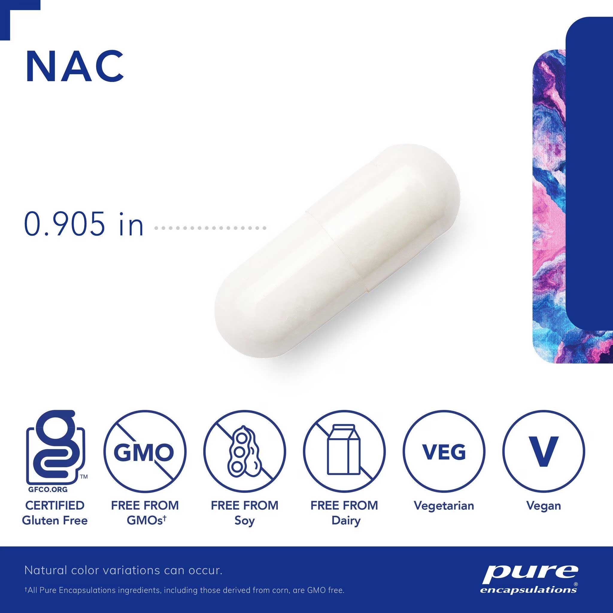 Pure Encapsulations NAC 900mg Capsules