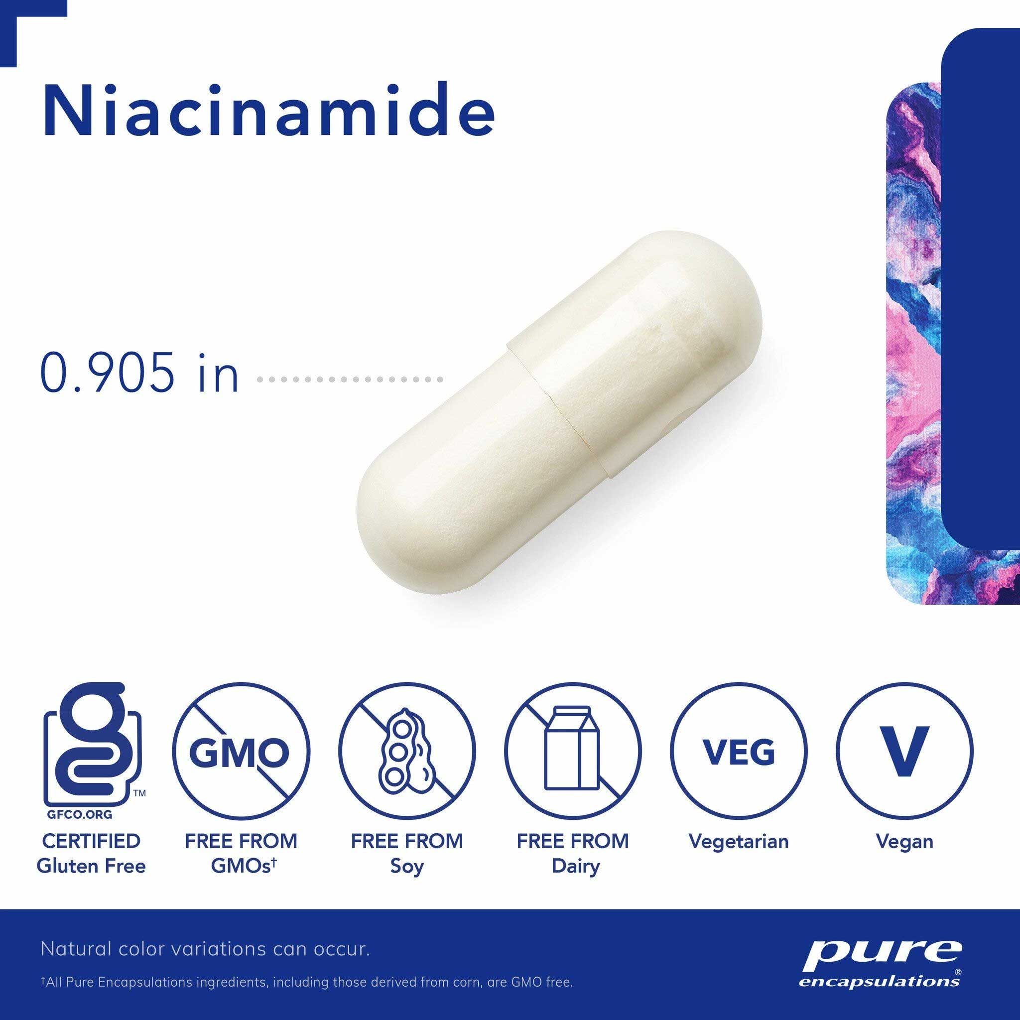Pure Encapsulations Niacinamide Capsules