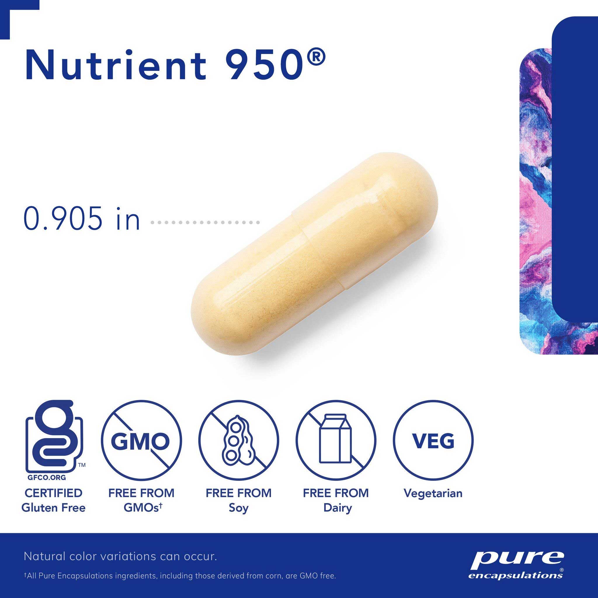 Pure Encapsulations Nutrient 950 Capsules