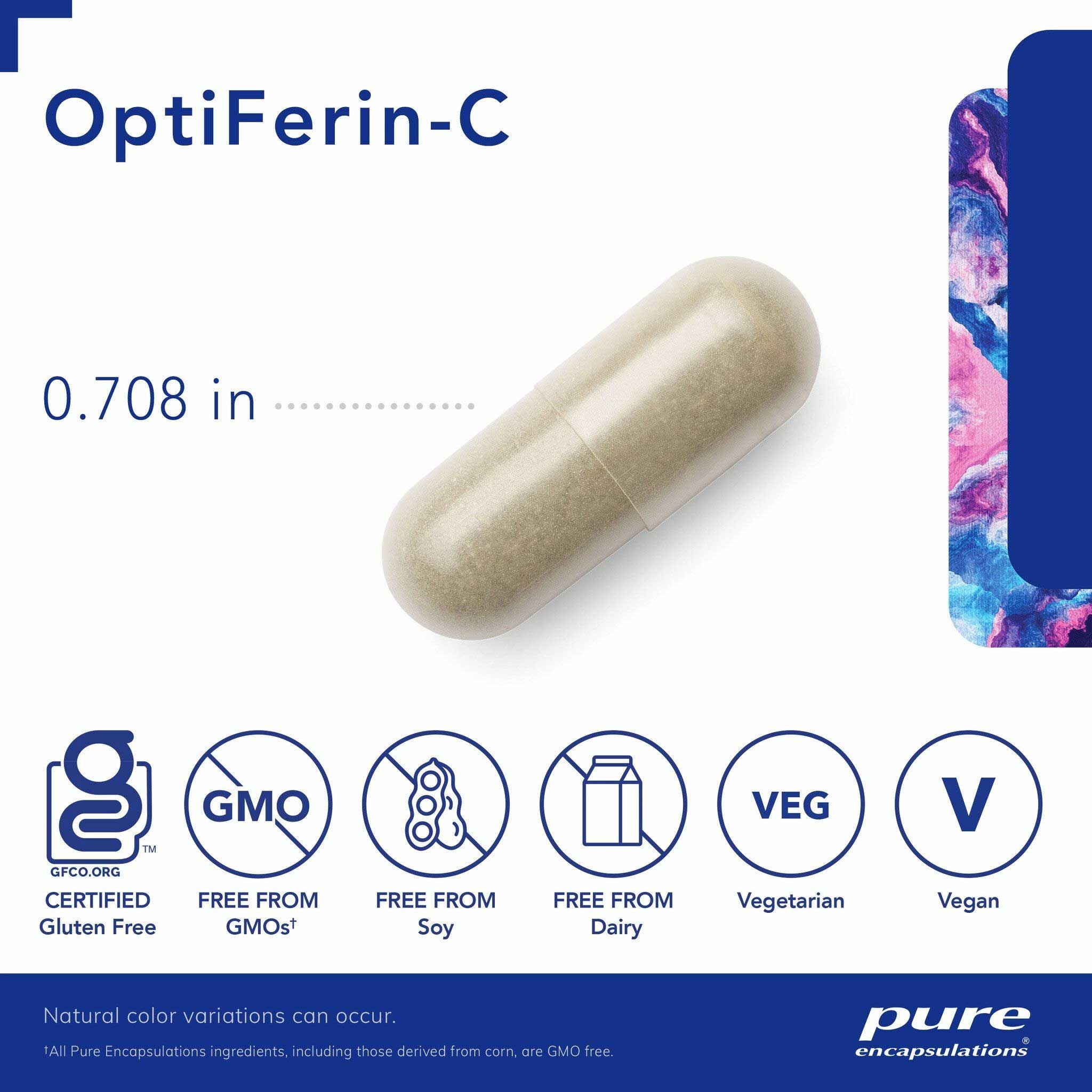 Pure Encapsulations OptiFerin-C Capsules