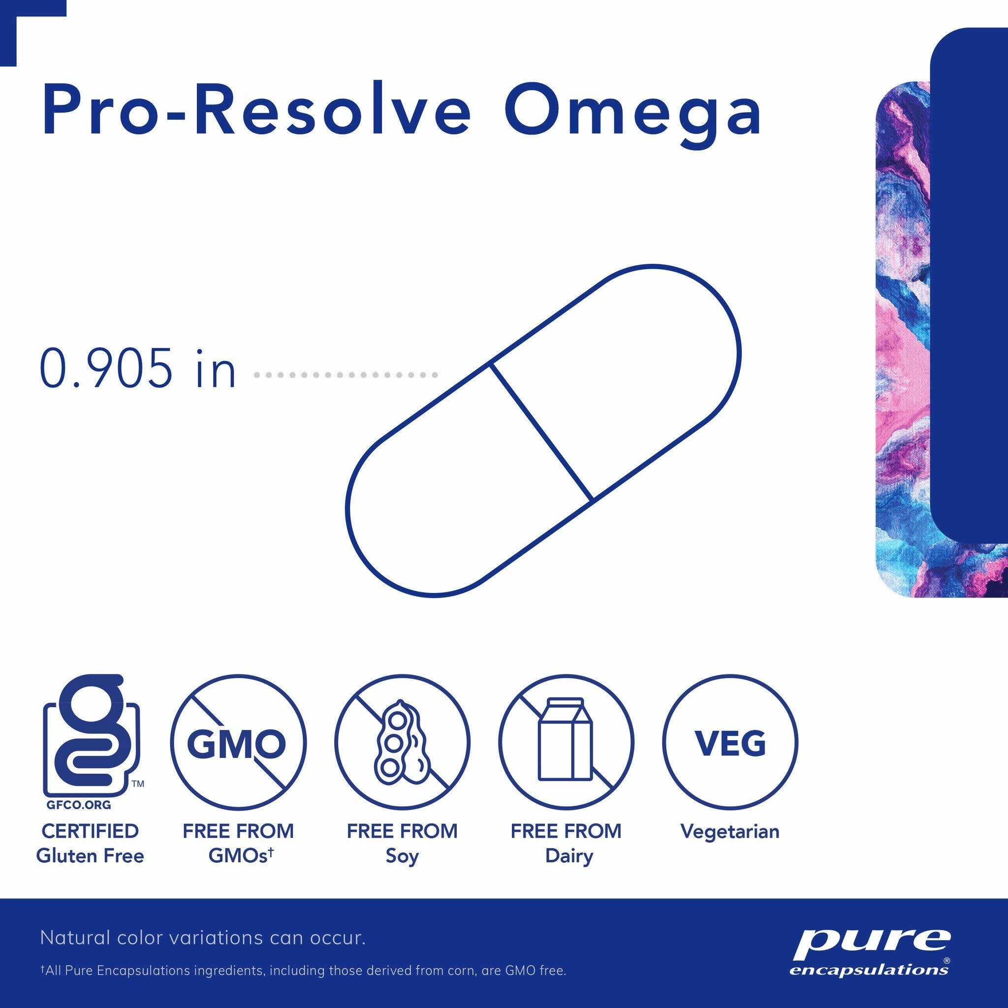 Pure Encapsulations Pro-Resolve Omega Softgel Capsules