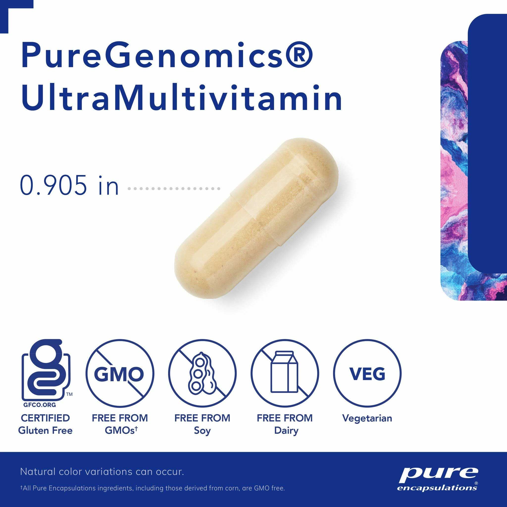 Pure Encapsulations PureGenomics UltraMultivitamin Capsules