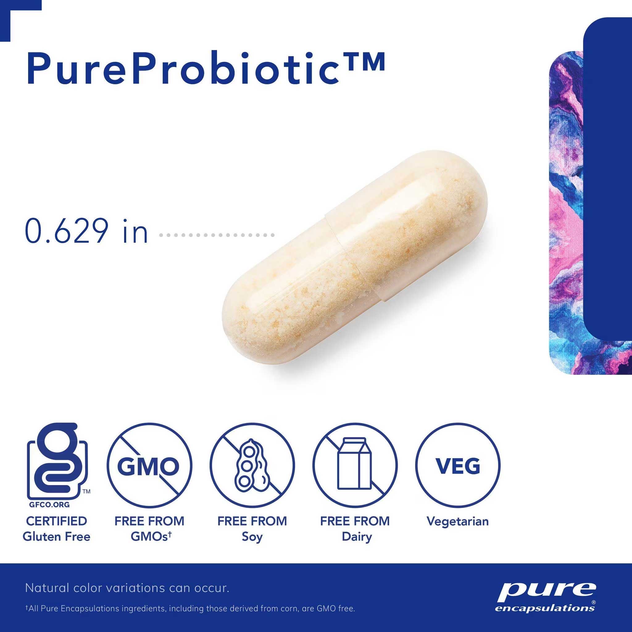 Pure Encapsulations PureProbiotic Allergen-Free Capsules