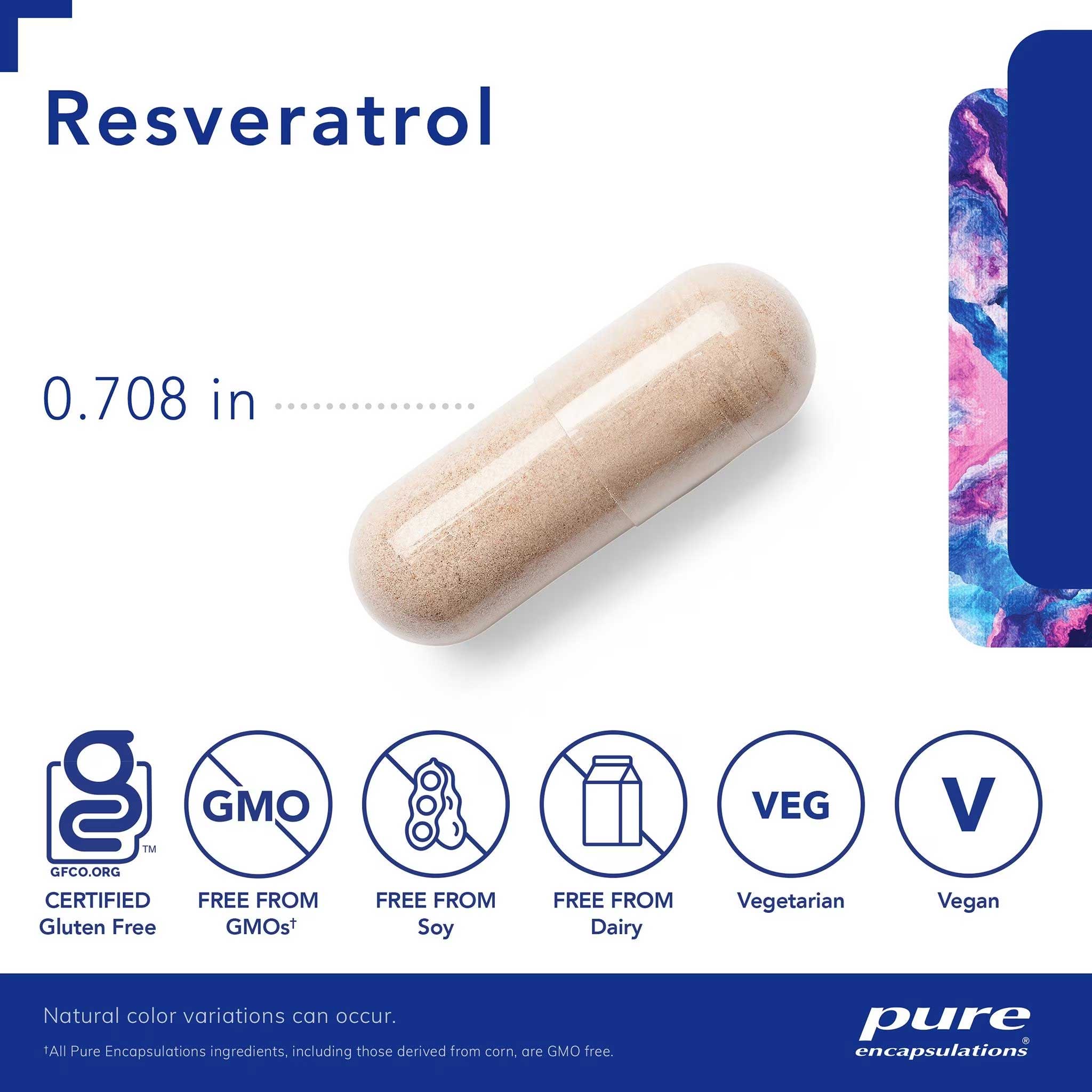 Pure Encapsulations Resveratrol Capsules