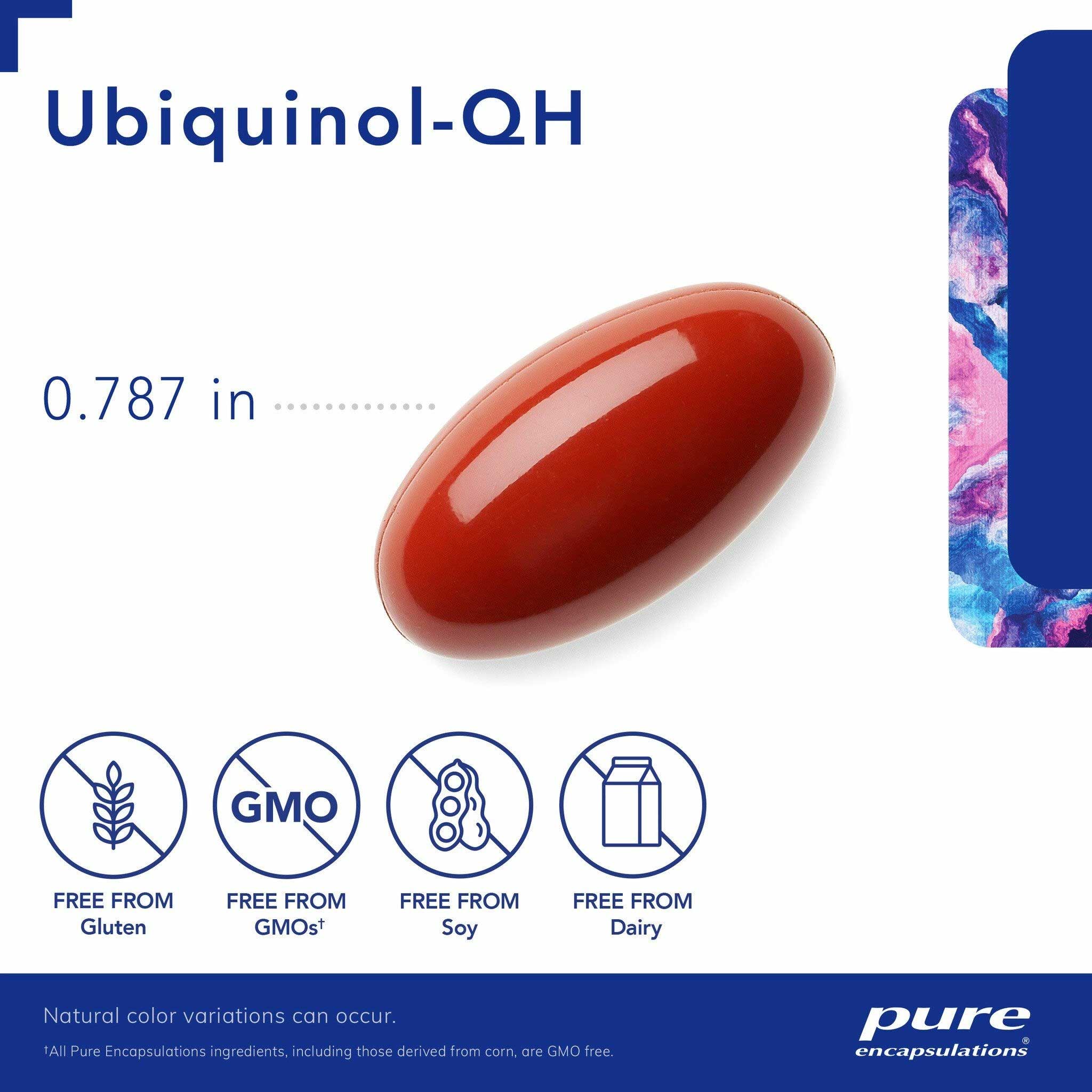Pure Encapsulations Ubiquinol-QH 50mg Softgels Capsules