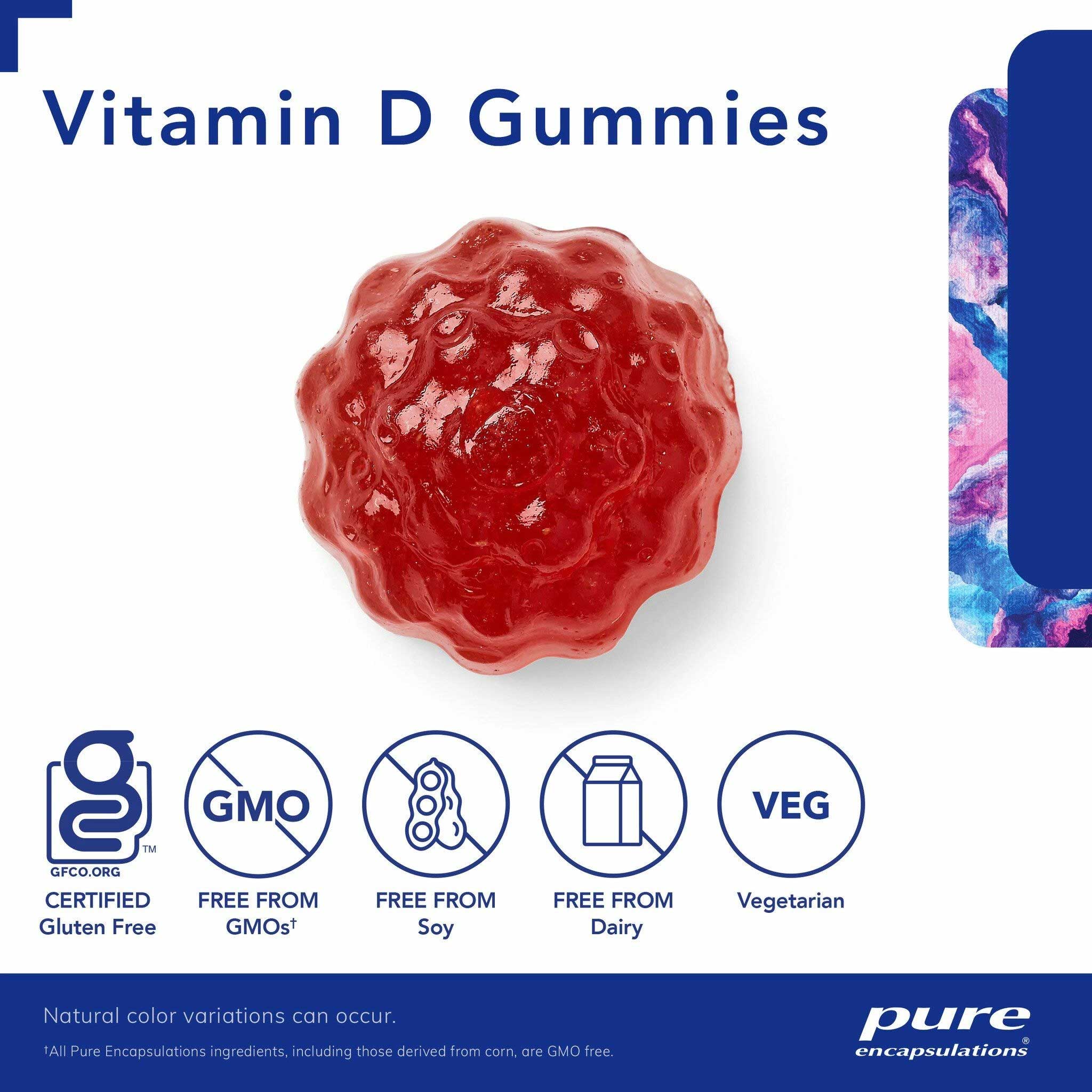 Pure Encapsulations Vitamin D Gummy 