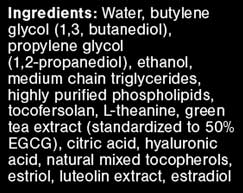 Quicksilver Scientific Nanoserum Pro Bi-Est + Ingredients