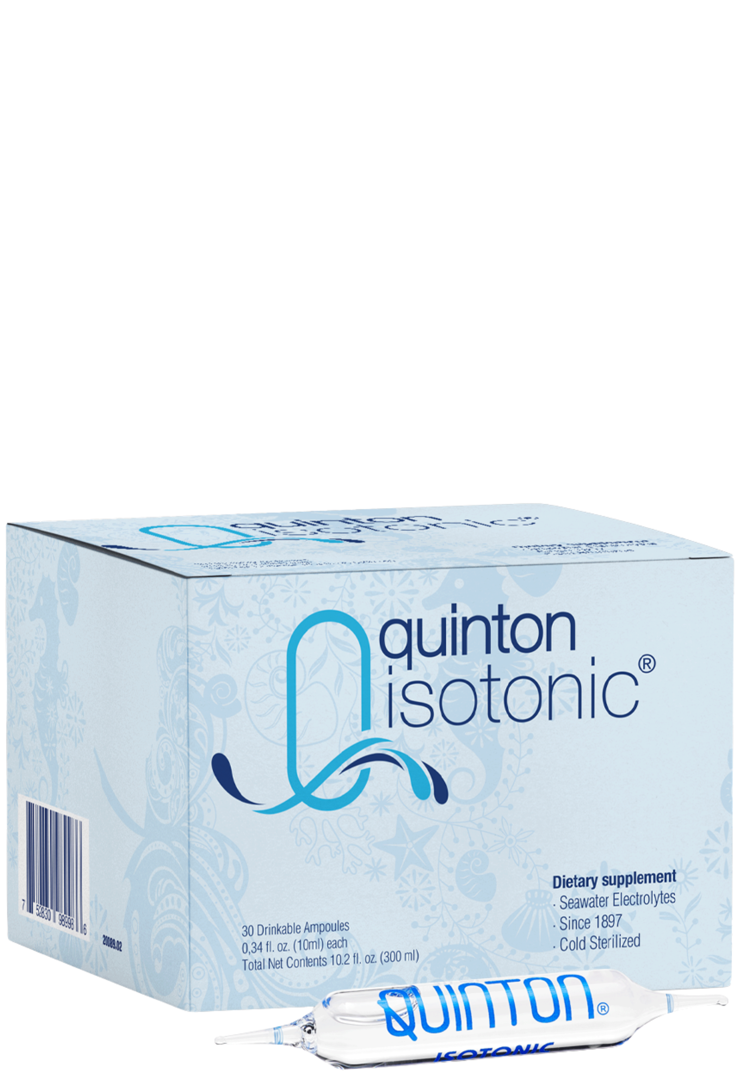 Quicksilver Scientific Original Quinton Isotonic 30 Amps
