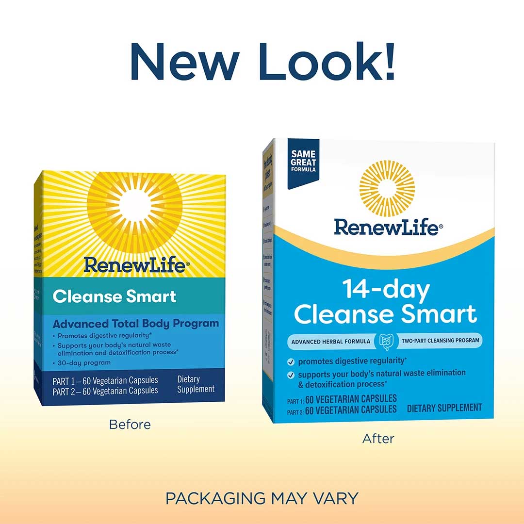 Renew Life 14 Day Cleanse Smart (Formerly Cleanse Smart) New Look