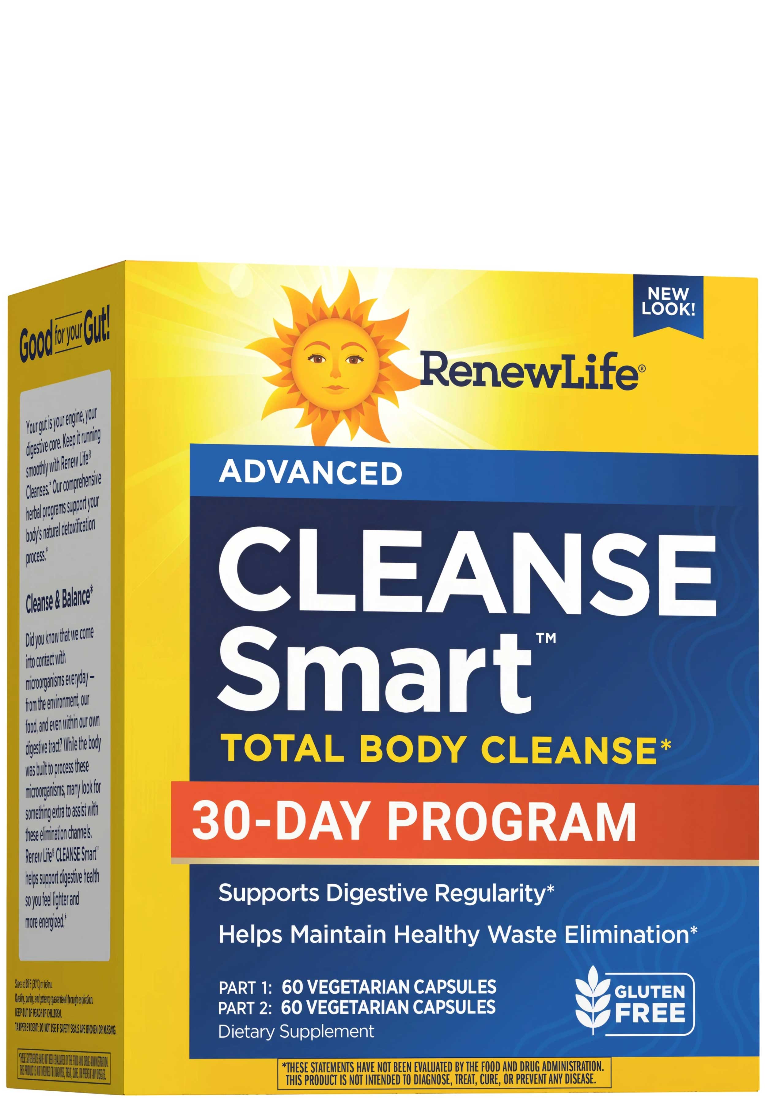 Renew Life Advanced Cleanse Smart Total Body Cleanse 30-Day Program (Formerly 14-Day Cleanse Smart)