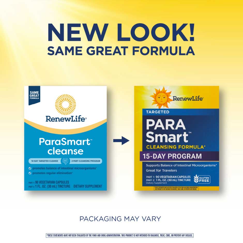 Renew Life PARA Smart Cleansing Formula 15-Day Program New Look