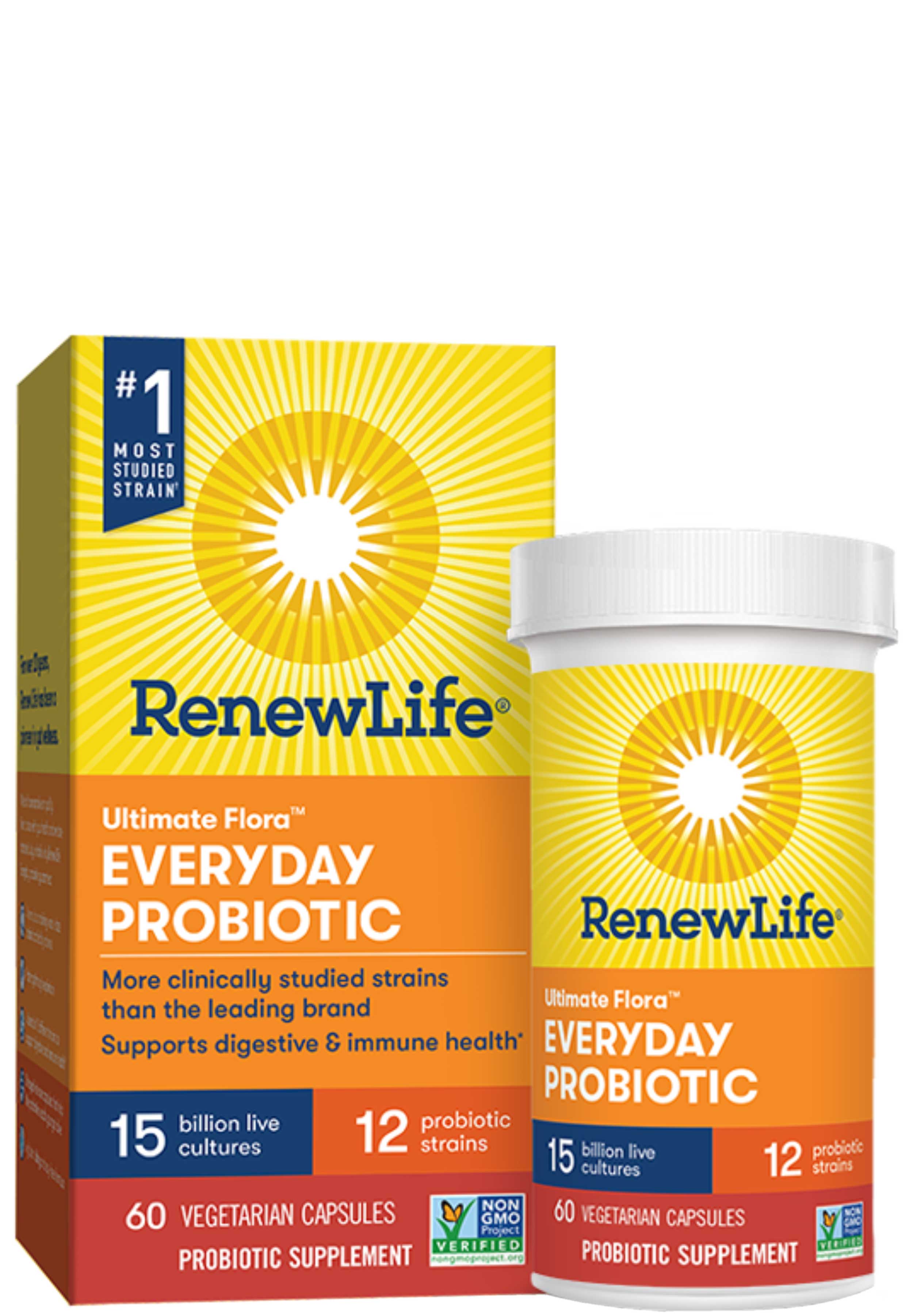 Renew Life Ultimate Flora Everyday Probiotic 15 Billion CFU