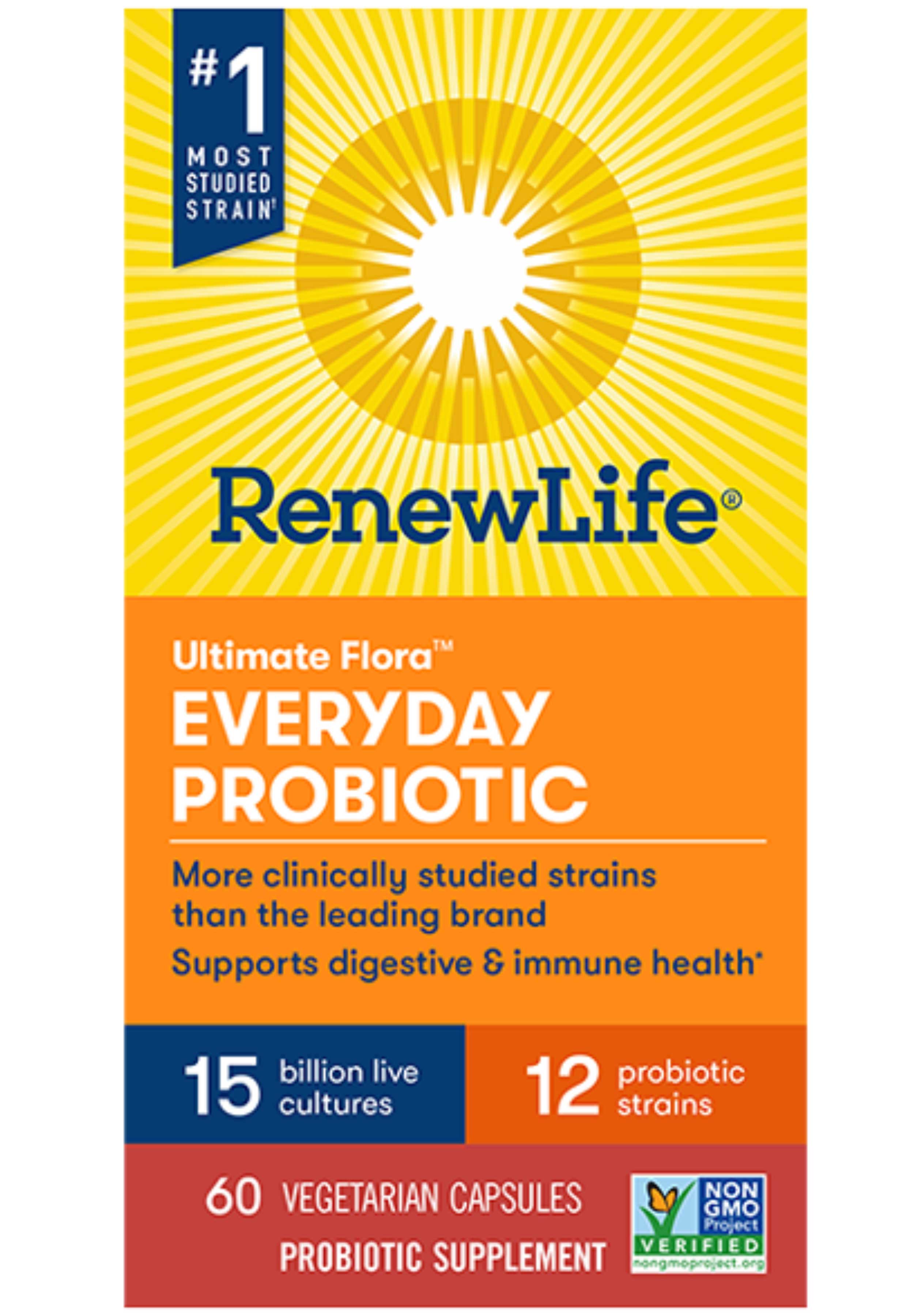 Renew Life Ultimate Flora Everyday Probiotic 15 Billion