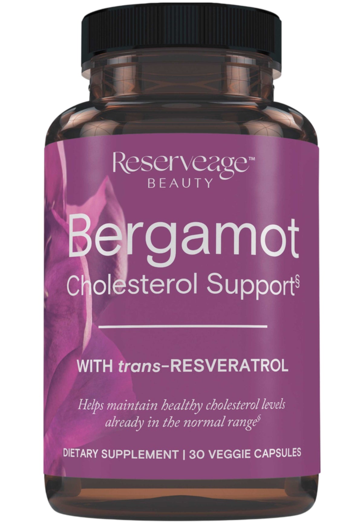 Reserveage Nutrition Bergamot Cholesterol Support with Trans-Resveratrol