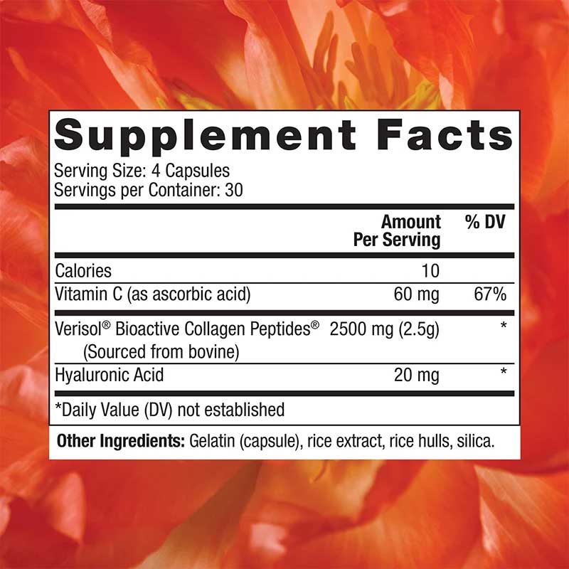 Reserveage Nutrition Collagen Replenish Capsules Ingredients