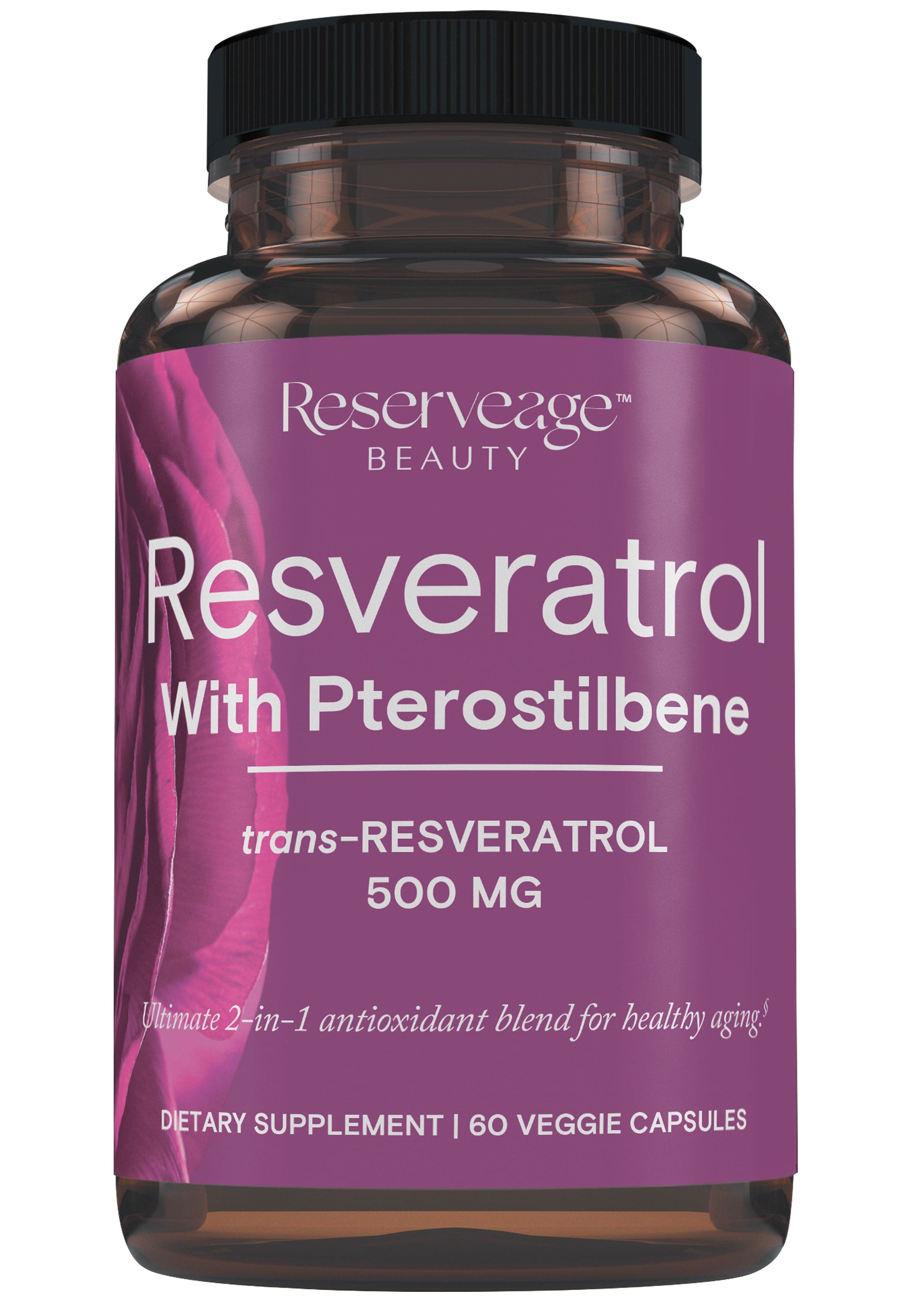 Reserveage Nutrition Resveratrol With Pterostilbene 500mg