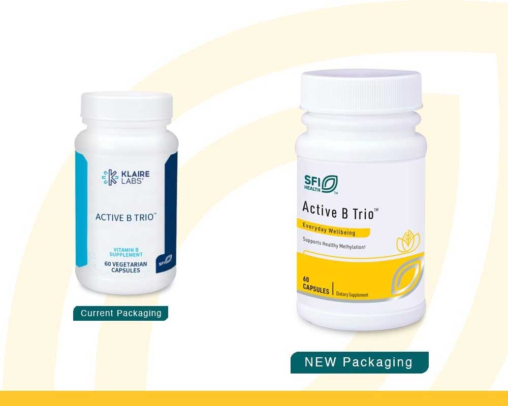 SFI HEALTH (Klaire Labs) Active B Trio New Look