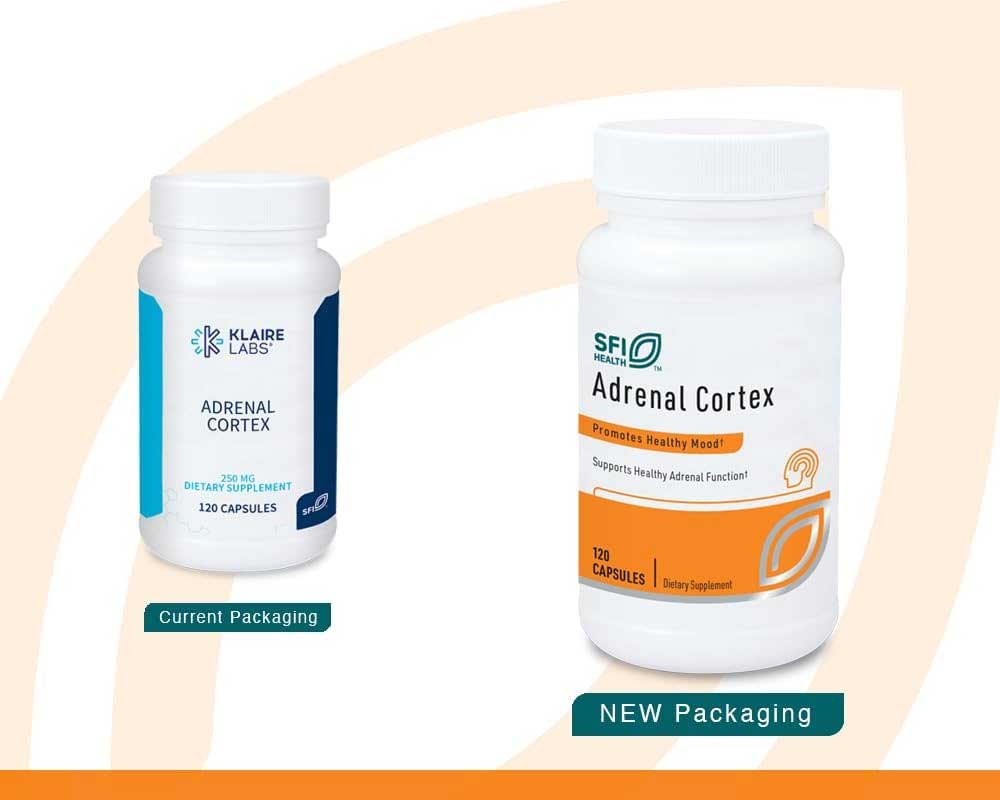 SFI HEALTH (Klaire Labs) Adrenal Cortex New Look