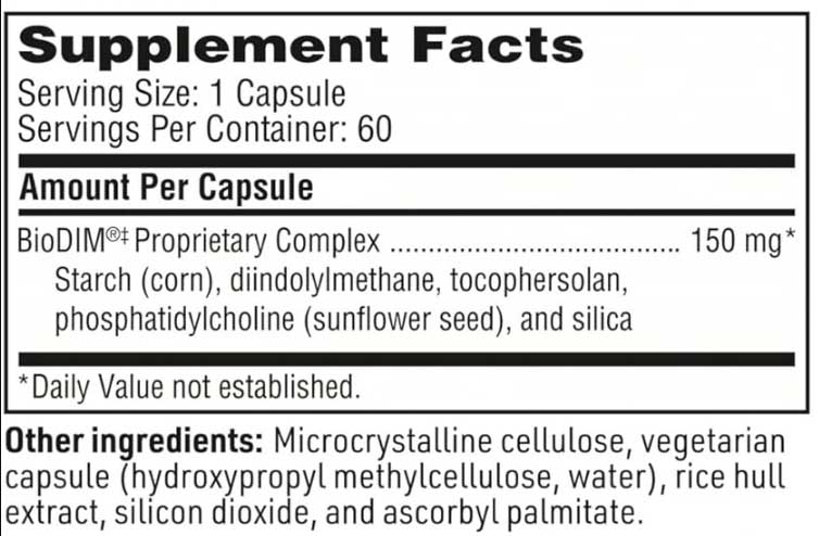 SFI HEALTH (Klaire Labs) Biodim Ingredients