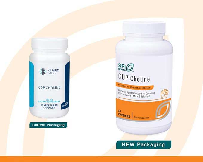 SFI HEALTH (Klaire Labs) CDP Choline 250 mg New Look