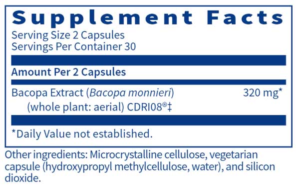 SFI HEALTH (Klaire Labs) Equazen® Acumen™ Ingredients