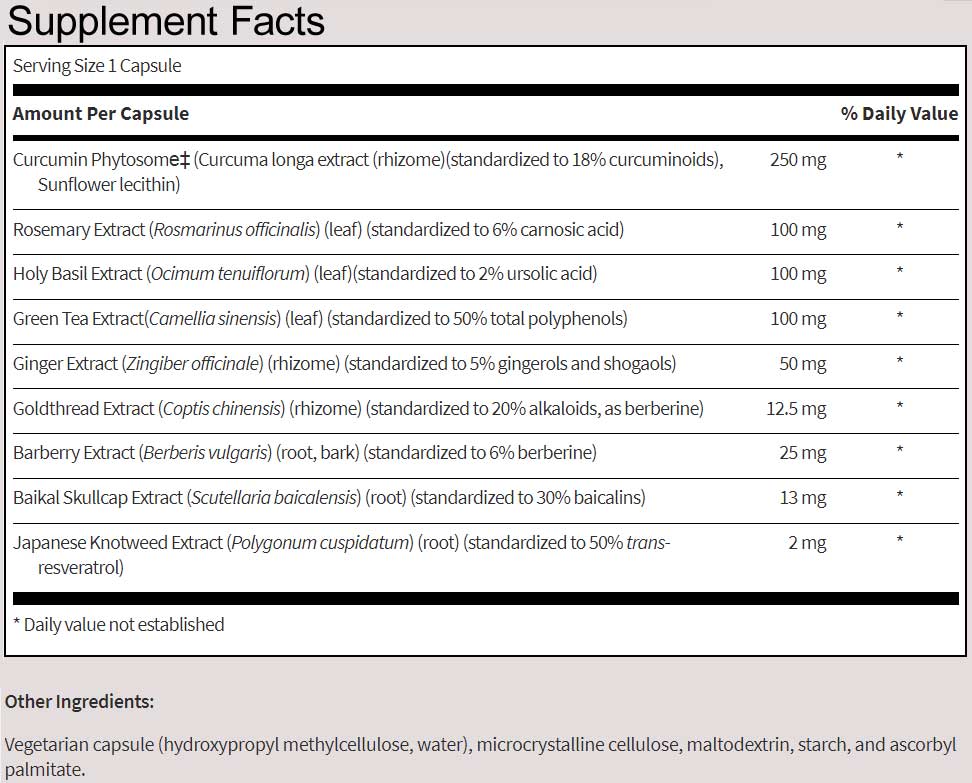 SFI HEALTH (Klaire Labs) InflaThera Ingredients