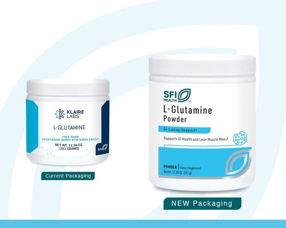 SFI HEALTH (Klaire Labs) L-Glutamine Powder New Look