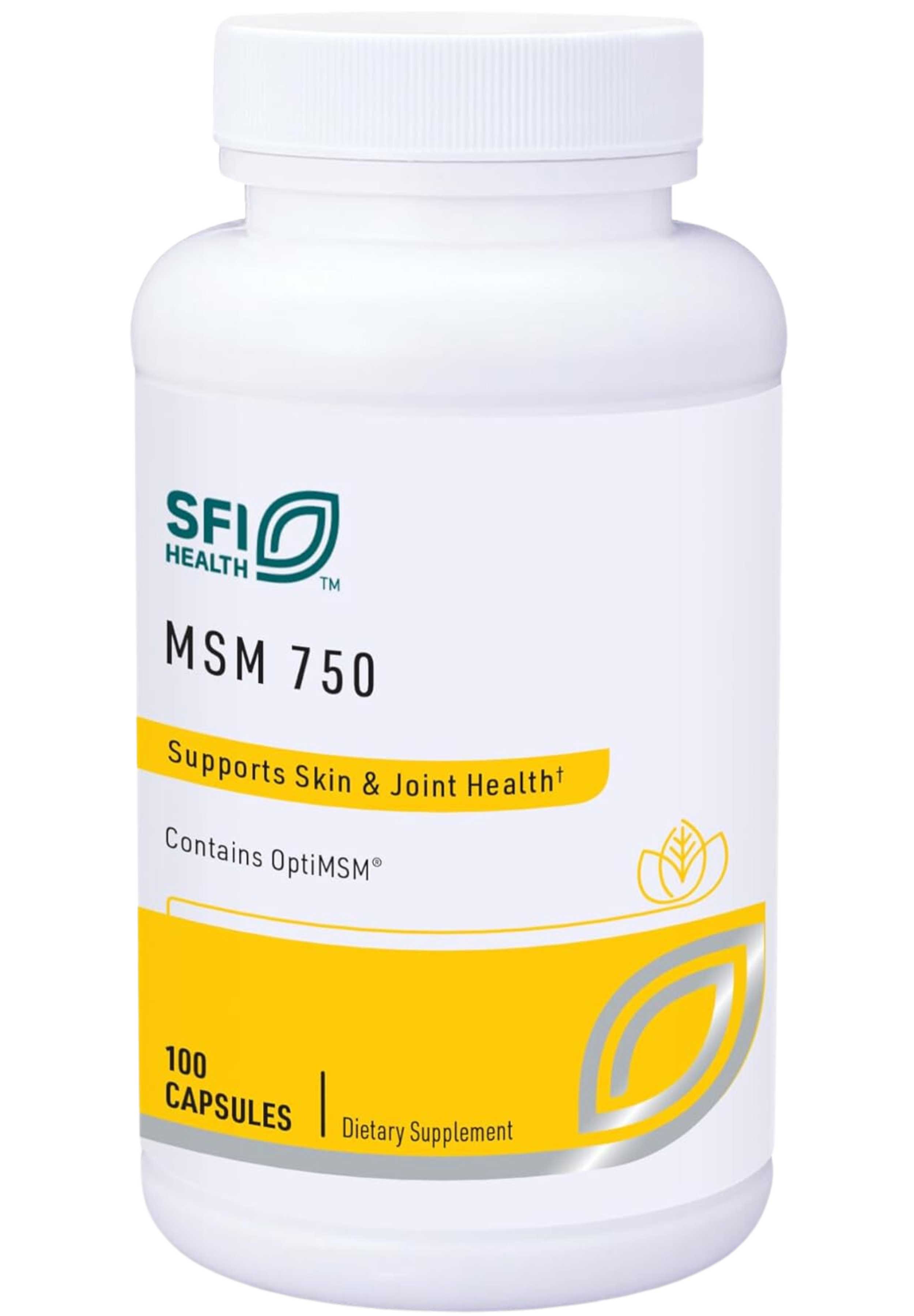 SFI HEALTH (Klaire Labs) MSM 750