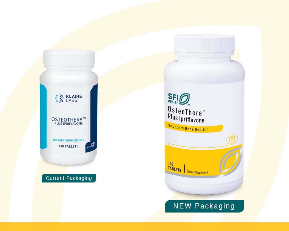 SFI HEALTH (Klaire Labs) OsteoThera Plus Ipriflavone New Look