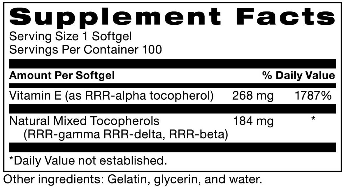 SFI HEALTH (Klaire Labs) Pure-E Ingredients